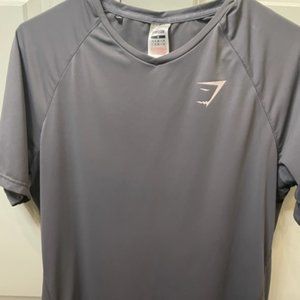 Grey Gymshark Sim Fit Shirt